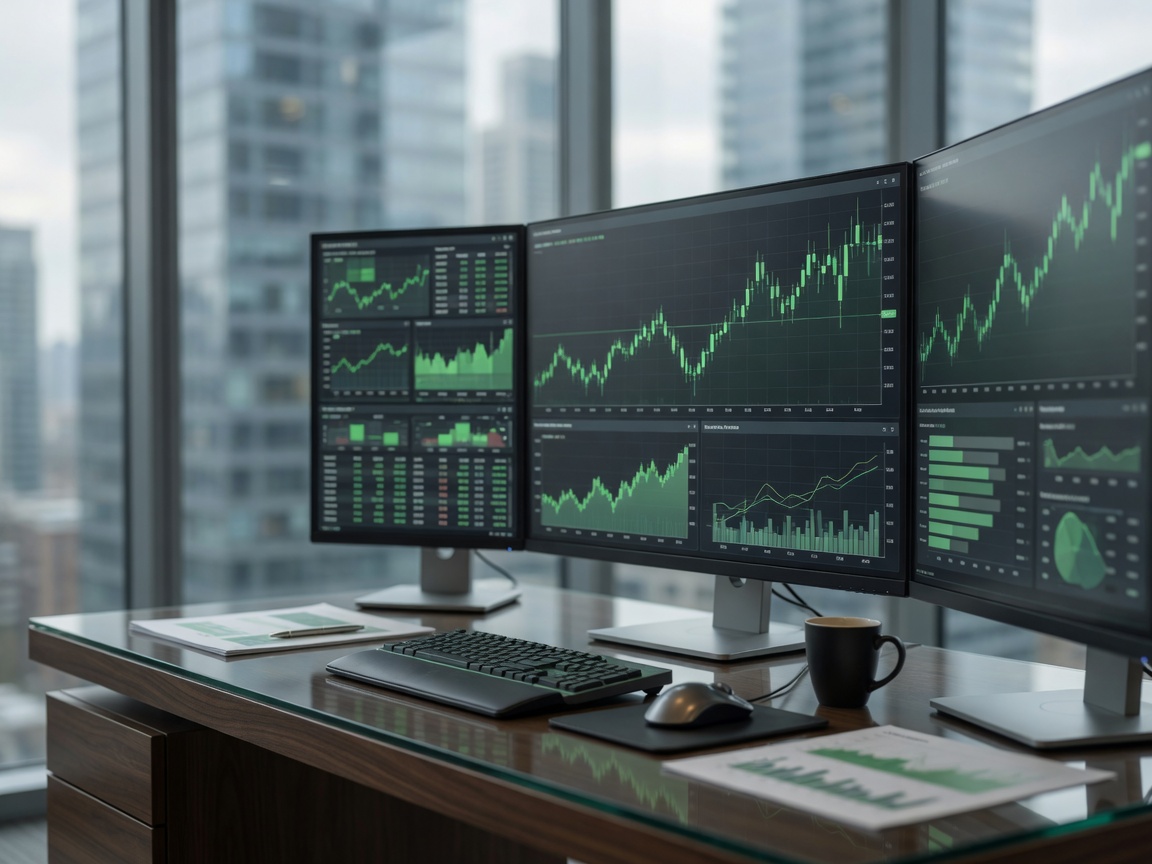 Professional market analytics workspace